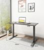 Picture of Test No Order - UP1 120 TWIN MOTOR Electric Height Adjustable Standing Desk (Black)