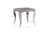 Picture of Test No Order - AITKEN Marble Top Stainless Steel End Table (Grey)