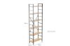 Picture of Test No Order - CITY 182cmx60cm Narrow Bookshelf (Black)