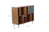 Picture of Test No Order - RIO 118cmx98cm Bookcase Solid Lacquer (Real Dark Walnut Veneer)