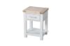 Picture of Test No Order - SICILY 1-Drawer Solid wood with Ash Top Bedside Table 