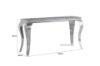 Picture of Test No Order - AITKEN 130 Marble Top Stainless Steel Console Table (Grey)