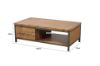 Picture of Test No Order - KANSAS Acacia Wood Coffee Table