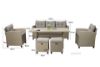 Picture of Test No Order - ALBANY 3+1+1 Wicker Dining Outdoor Sofa Set (Beige)