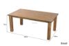 Picture of Test No Order - KANSAS 1.8M/2.1M 7PC Dining Set (Acacia Wood)