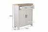 Picture of Test No Order - SICILY 2 DR 2 DRW Shoe Cabinet Solid Wood - Ash Top