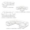 Picture of Test No Order - FEATHERSTONE Feather-Filled Modular Sofa - Ottoman 