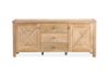 Picture of Test No Order - CORSICA 2 Door 3 Drawer Oak Veneer Buffet (Natural Wash)