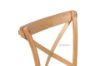 Picture of Test No Order - ALBION Solid Beech Cross Back Dining Chair with Rattan Seat (Natural Colour)