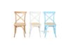 Picture of Test No Order - ALBION Solid Beech Cross Back Dining Chair with Rattan Seat (Natural Colour)