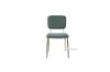 Picture of Test No Order - LASKY Gold Frame Fabric Dining Chair (Green) - Set of 2