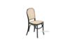 Picture of Test No Order - SYDNEE Solid Beech Rattan Back and Seat Dining Chair (Black)