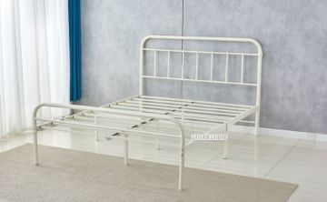 Picture of Test No Order - FLEMINGTON Steel Bed Frame in Single/Double/Queen Size (White)