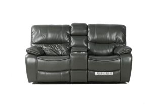 Picture of Test No Order - PASADENA Reclining Sofa (Grey) - 2 Seat with Storage Console, Drawer & LED Light (2RRC)