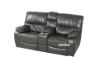 Picture of Test No Order - PASADENA Reclining Sofa Range in Air Leather (Grey)