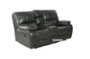 Picture of Test No Order - PASADENA Reclining Sofa Range in Air Leather (Grey)