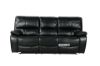 Picture of Test No Order - PASADENA Reclining Sofa Range in Air Leather (Black)