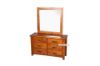 Picture of Test No Order - RIVERWOOD 6 DRW Dressing Table and Mirror (Rustic Pine)