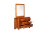 Picture of Test No Order - RIVERWOOD 6 DRW Dressing Table and Mirror (Rustic Pine)