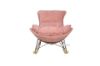 Picture of Test No Order - LOBSTER Fabric Rocking Chair With Footstool *Pink