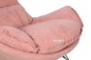 Picture of Test No Order - LOBSTER Fabric Rocking Chair With Footstool *Pink