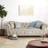 Picture of Test No Order - MARSALA 3/2/1 Seater Chesterfield Tufted Fabric Sofa Range