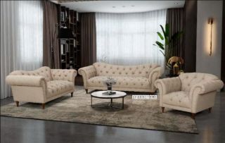 Picture of Test No Order - MARSALA Chesterfield Tufted  Sofa  - 3.5+2.5+1.5 Set