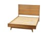 Picture of Test No Order - RETRO Oak Bed Frame in Queen/Super King Size (Maple Colour)