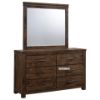 Picture of Test No Order - VENTURA 6 Drawer Dressing Table and Mirror (Oak)