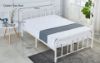 Picture of Test No Order - FLEMINGTON Steel Bed Frame in Single/Double/Queen Size (White)