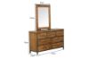 Picture of Test No Order - KANSAS Dressing Table with Mirror (Acacia Wood)