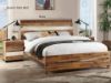 Picture of Test No Order - LEAMAN Solid Acacia Wood Bed Frame in Queen & King Size