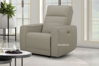 Picture of Test No Order - STORMWIND Beige - Single (1R) Power Recliner