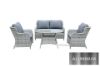 Picture of Test No Order - BARCELONA Outdoor Aluminum Frame 4PCS Wicker Sofa Set