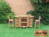 Picture of Test No Order - BALI 5PC Outdoor Solid Teak Wood Extension Bar Set