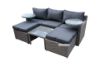 Picture of Test No Order - LEON Outdoor Lounge Wicker Sofa Set With 2 Rotating Glass Table