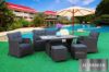 Picture of Test No Order - ISLA 6PC Outdoor Wicker Sofa + Dining Set (Aluminum Frame) 