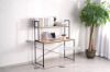 Picture of Test No Order - HENMAN 120 Work Desk with Top Shelf (Black)