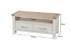 Picture of Test No Order - SICILY 115 2 DRW Small TV Unit Solid Wood - Ash Top