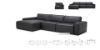 Picture of Test No Order - HAMMOND Sectional Feather Filled Genuine 100% Leather Modular Sofa (Charcoal Black)