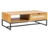 Picture of Test No Order - SAILOR 120 1 DRW Coffee Table with Rattan (Oak Colour)