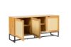 Picture of Test No Order - SAILOR 3 Door Sideboard with Rattan Design (Oak)