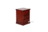 Picture of Test No Order - CANNINGTON Solid NZ Pine 3-Drawer Bedside Table (Wine Red Colour)