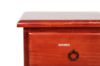 Picture of Test No Order - CANNINGTON Solid NZ Pine 3-Drawer Bedside Table (Wine Red Colour)