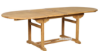 Picture of Test No Order - BALI Solid Teak - Oval 160/240 Extension Table (Only)