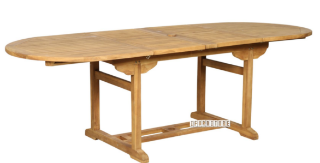 Picture of Test No Order - BALI Solid Teak - Oval 160/240 Extension Table (Only)