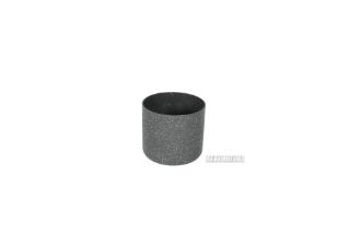 Picture of Test No Order - KASANDRA Plastic Marble Look Pot *Black/Khaki/Grey - Black