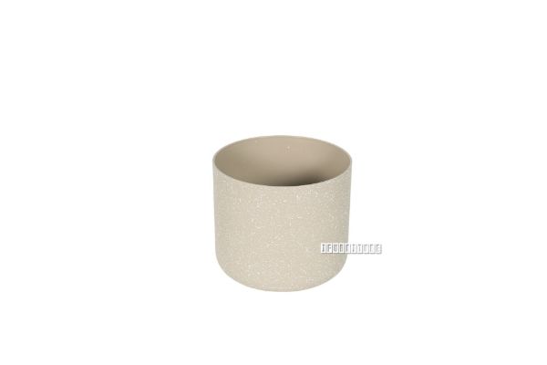 Picture of Test No Order - KASANDRA Plastic Marble Look Pot *Black/Khaki/Grey - Khaki