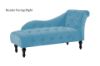 Picture of Test No Order - ZOE Velvet Flared Arm Chaise Lounge (Blue)