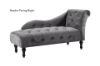 Picture of Test No Order - ZOE Velvet Flared Arm Chaise Lounge (Grey)